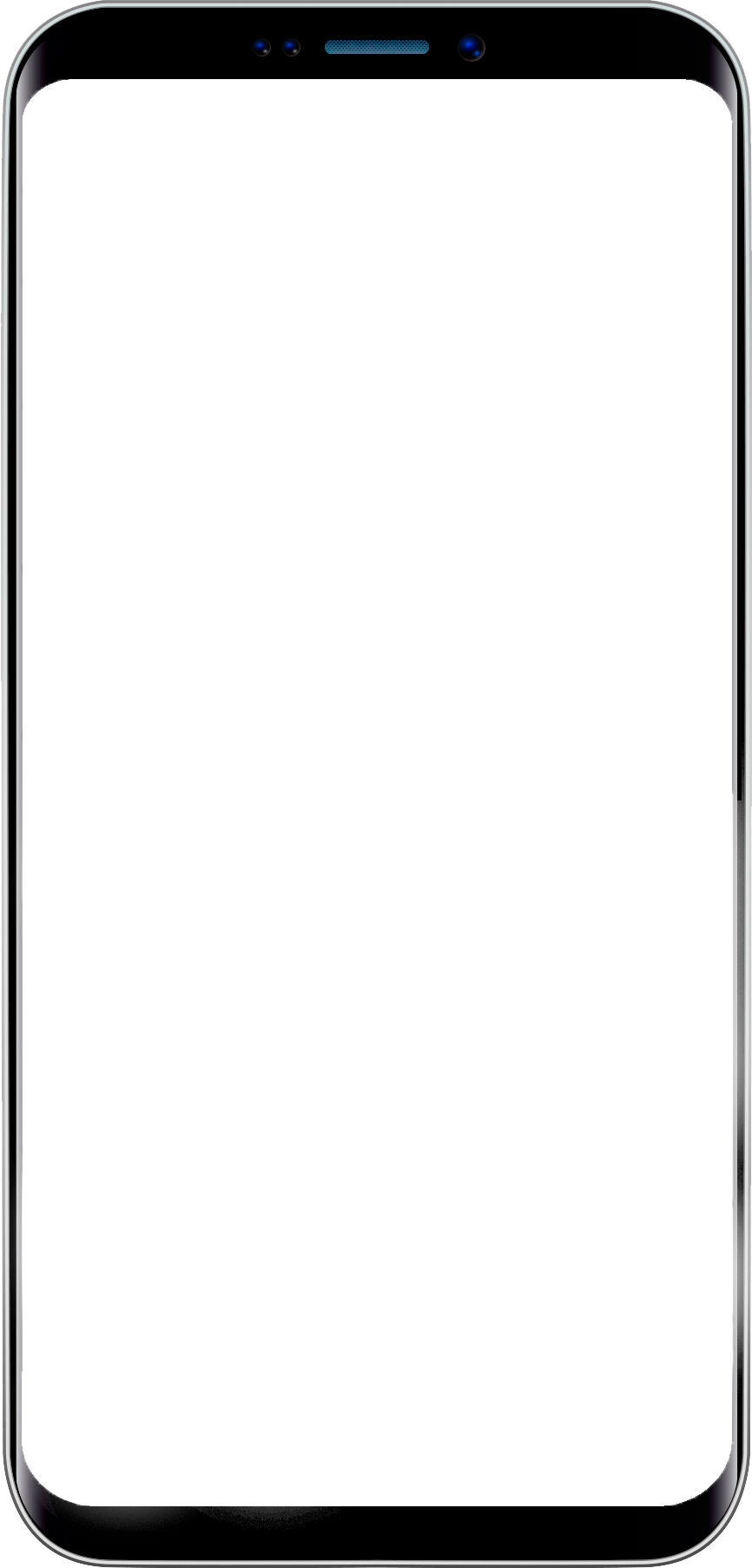 pantalla movil vacia