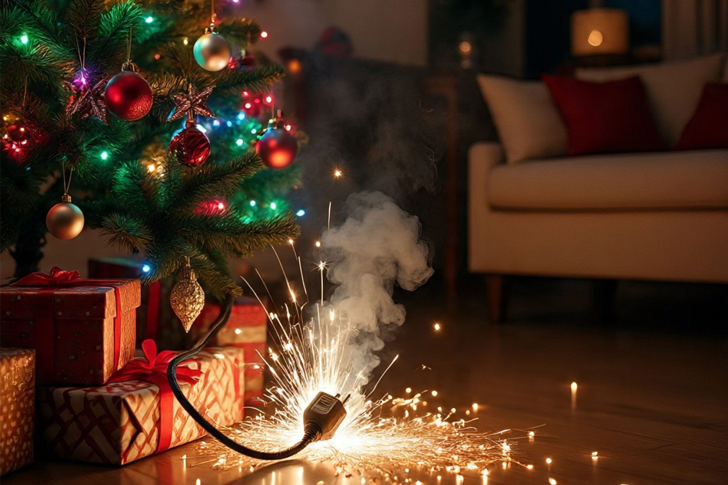 Cómo evitar incendios en Navidad en Perú Cómo evitar incendios en Navidad en Perú