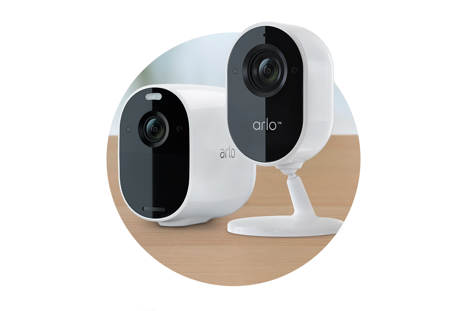 Arlo Pro2 Cámaras de seguridad inteligentes para el hogar, alarma,  recargable, visión nocturna, interior/exterior, 1080p, audio bidireccional